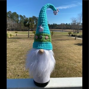 Precious Easter Gnome Wine Bottle Topper